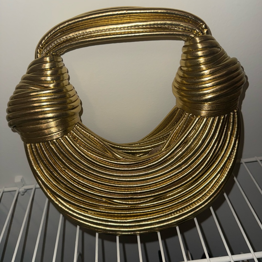 Gold Metallic Statement bag